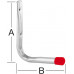 QLINQ WANDHAAK L VORM 165X150 VERZINKT