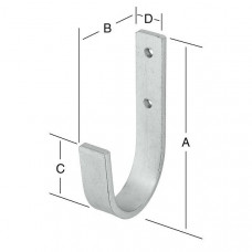 QLINQ HAAK J MODEL 170X100X25X5 VERZINKT