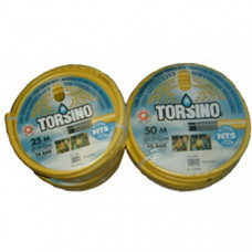 TORSINO SLANG PVC 12.5 MM 10BAR GEEL/BLAUW 50M TYPE PLUS ANTI TORSION