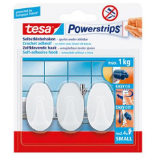 57533 POWERSTRIPS® HAKEN SMALL OVAL WEIß 0 0 WHITE