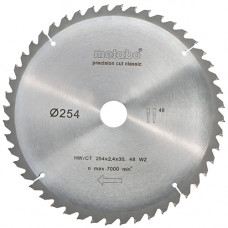 METABO CIRKELZAAGBLAD"PRECISION CUT" HW/CT254X30,48WZ5°NEG