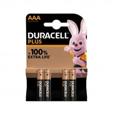 4 ST.DURACELL PLUS 100% MN2400/AAA