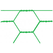 AVIGAL ZESK.VLECHTW.,MAAS25X25 50CMX25 MT GROEN GEPLAST.1,0