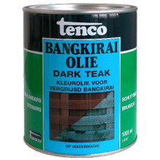 TENCO BANGKIRAI OLIE 1 LTR WATERBASIS DARK TEAK