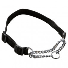 ADORI SLIPKETTING HALSBAND NYLON 30-45X1,5 CM ZWART