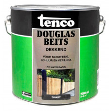 TENCO DOUGLASBEITS 2,5 LTR DEKKEND ZWART