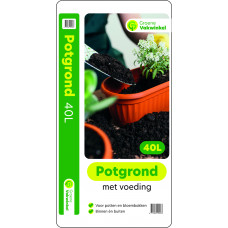 GROENE VAKWINKEL POTGROND 40L EURO