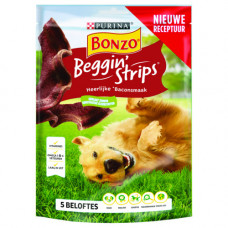 BONZO BEGGIN' STRIPS 120 G BACON