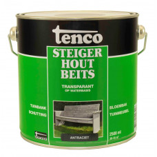 TENCO STEIGERHOUTBEITS 2,5 LTR ANTRACIET