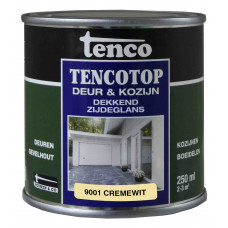 TENCOTOP DEUR&KOZIJN ZG 250 ML NR. 11 CREME WIT