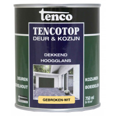 TENCOTOP DEUR&KOZIJN HG 750 ML NR. 40 GEBROKEN WIT