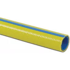 TORSINO SLANG PVC 12.5 MM 10BAR GEEL/BLAUW 25M TYPE PLUS ANTI-TORSION