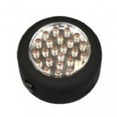 ZAKLAMP LEDGET RONDO 24LED +HAAK +MAGNEET