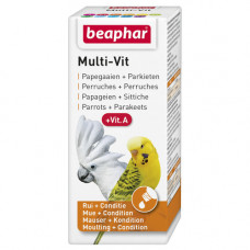 BEAPHAR MULTI-VIT PAPEGAAIEN EN PARKIETEN 20 ML