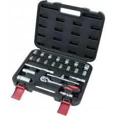 DOPSLEUTELSET PROFI 3/8 22DLG