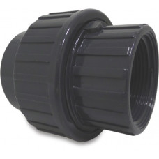 PROFEC KOPPELING PVC-U 63 MM X 2" LIJMMOF X BINNENDRAAD 10BAR GRIJS