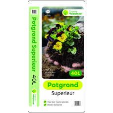 GROENE VAKWINKEL POTGROND SUPERIEUR 40L EURO
