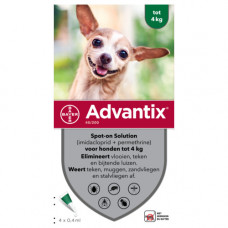 ADVANTIX SPOT-ON HOND 40 4 PIP TOT 4 KG