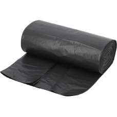 AFVALZAK, 160L, ZWART 10ST, 90X110CM 0.033