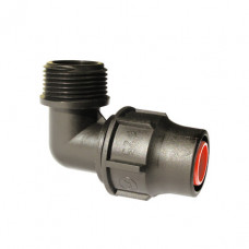 PALAPLAST KNIEKOPPELING, KLEM X BUITENDRAAD, 16 MM X ¾"