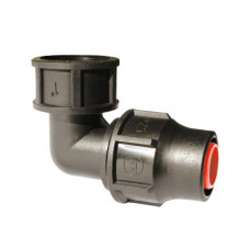 PALAPLAST KNIEKOPPELING, KLEM X BINNENDRAAD, 16 MM X ¾"