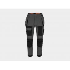 SPARO BROEK ANTRACIET/ZWART ( maat 40 tm 52 )