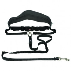 TRIXIE HARDLOOPGORDEL NEOPREEN GEVOERD ZWART 70-120/12 CM TRIXIE HARDLOOPGORDEL NEOPREEN GEVOERD ZWART 70-120/12 CM