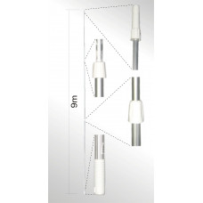 TELESCOOPSTEEL ALUMINIUM 3 X 3.00M (= 9M)