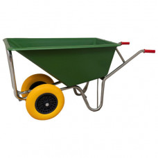 KRUIWAGEN MM 160LITER POLY, VERZ. ONDERSTEL(GED.) 2-NML WIEL