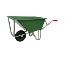 KRUIWAGEN MM 160LITER POLY, VERZ. ONDERSTEL (GED.) 1-WIEL