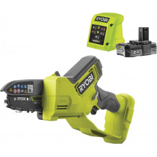 ACCU SNOEIKETTINGZAAG RYOBI 18V + 2.0 AH ACCU & LADER RY18PS15A-0 ACCU SNOEIKETTINGZAAG RYOBI 18V + 2.0 AH ACCU & LADER RY18PS15A-0