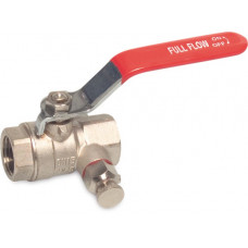 PROFEC KOGELKRAAN MESSING VERNIKKELD 1" BINNENDRAAD 25BAR TYPE 108 PROFEC KOGELKRAAN MESSING VERNIKKELD 1" BINNENDRAAD 25BAR TYPE 108