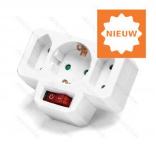 STEKKER WCD+RA+2X EURO+SCH.MAX 3500