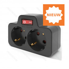 STEKKER 2 X WCD+RA+SCH.MAX 3500W ZW