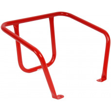 RUGGENSTEUN METAAL VOOR HOUTEN SLEDE