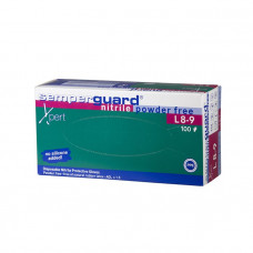 MELKERSHANDSCHOEN SG BLAUW NITRIL POEDERVRIJ L