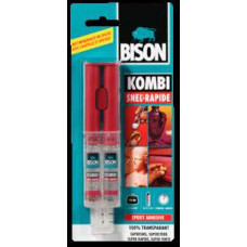 BISON KOMBI-SNEL 24 ML DUBBELSPUIT BLISTER