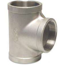 PROFEC NR. 130 T-STUK 90&deg; RVS 316 3/4" BINNENDRAAD 16BAR