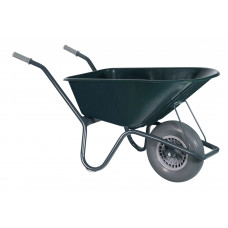 TUIN KRUIWAGEN GECOAT FRAME 100 L GROEN SOFTWIEL
