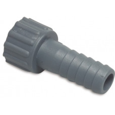 SLANGTULE PP 1 1/4" X 30 MM WARTEL BINNENDRAAD X SLANGTULE 6BAR GRIJS
