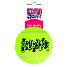 KONG AIR SQUEAKER BALL 6X CM GEEL