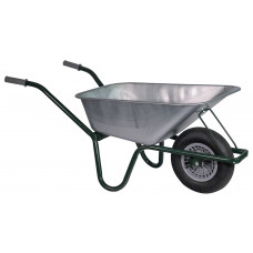 KRUIWAGEN KLUS 85L BASIC GROEN M/METALEN BAK