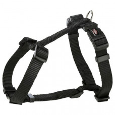TRIXIE PREMIUM H-TUIG 52-75 / 2,0 CM ZWART