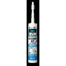 BISON SIL.KIT SANITAIR 300 ML KOKER WIT