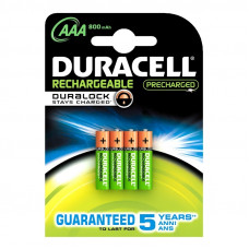 DURACELL OPLAADBAAR NIMH AAA/HR03 1,2V 800 MAH, BLISTER 4 STUKS