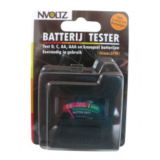 BATTERIJ TESTER AAA/AA/C/D/9V+KN