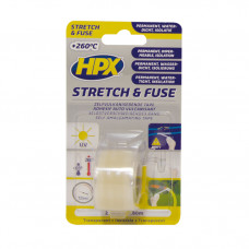 STRETCH & FUSE ZELFVULKANISERENDE TAPE - TRANSPARANT 25MM X 1,80M