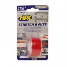 STRETCH & FUSE ZELFVULKANISERENDE TAPE - ROOD 25MM X 3M