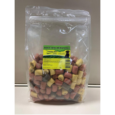 BONTE MINI-MERGPIJPJES 1 KG./ZAK