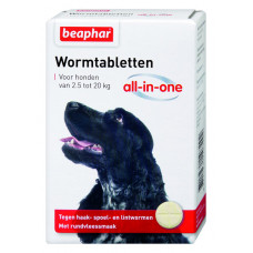 BEA WORMTABLETTEN ALL-IN ONE 2,5-20KG 2 ST.